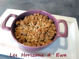 Crumble d'endives à la farine de souchet
