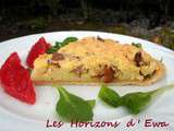 Tarte au riz aux girolles