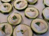 Idées apéritive courgette au surimi