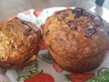 Muffins bananes flocons d’avoine