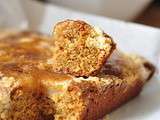 Crumble-cake poires noisettes