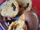 Petits pains de la rentrée au levain, à l'huile d'amandon de prune