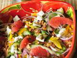 Salade fin d'été multicolore