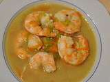 Soupe de crevettes au lait de coco