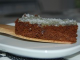 Brownie de courge aux chocolats et noix de coco
