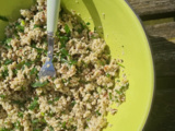 Chou fleur: en steak et en taboulé