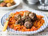 Boulettes de viande hâchée à la tchekchouka