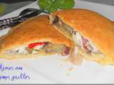 Calzones aux légumes grillés ( chaussons aux légumes)