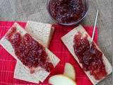 Confiture de pommes à la cannelle