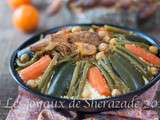 Couscous algérien aux haricots verts