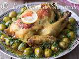 El jej be zitoun mrezem – Poulet aux olives farcies