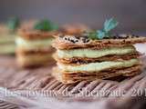 Millefeuille salé à la crème de poulet