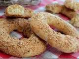 Pain turc (pain simit), recette houriat el matbakh)