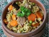 Plat unique - Tajine de riz