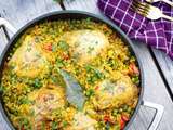 Poulet au riz façon paella