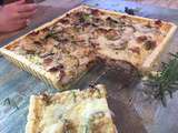 Quiche aux courgettes et poulet