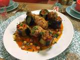 Tajine aux aubergines farcies au four (pas compris)