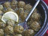 Tajine de kefta aux herbes, épices et au citron