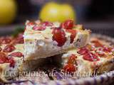 Tarte aux tomates cerises