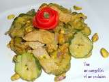 Veau aux courgettes et aux pistaches