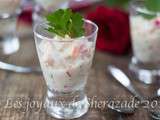 Verrine apéritif pour entrée froide