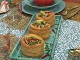 Vol au vent saveur tajine poulet aux olives