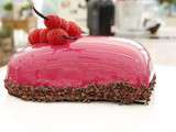 Bavarois chocolat noir framboise