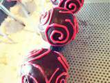 Cake pops framboise et chocolat