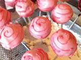 Cake pops framboise