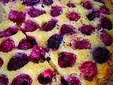 Clafoutis amande au cerises