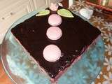 Entremet chocolat framboise