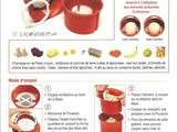 Fiche recette Tupperware: Coup'vite