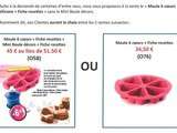 Promotion Tupperware spécial Mai 2014: Moule 6 cœurs