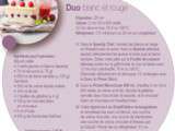 Tupperware: Duo blanc et rouge