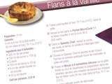 Tupperware: Flans à la vanille