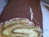 Bûche de Noël façon Tiramisu, sur le blog  Ma botte secrète 