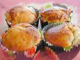 Muffins a la banane coeur coulant pralinoise