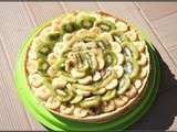 Tarte banane / kiwi avec Momo