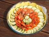 Tarte pesto / courgette / tomate