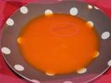 Veloute carottes / oranges avec Momo