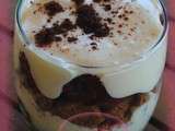 Verrines de tiramisu framboises et speculoos