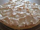 Tarte  citron-vanille meringuee