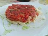 Crumble express aux tomates