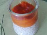 Verrine abricot tapioca