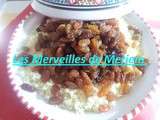 Messfouf couscous au raisin sec