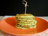 Blinis de courgettes au comte