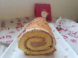 Buche roulee creme de marrons mascarpone