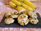 Cookies avoine banane aux 2 chocolats