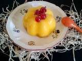 Entremet exotique (mangue, passion, coco, banane)