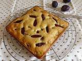 Gâteau moelleux prunes et ricotta